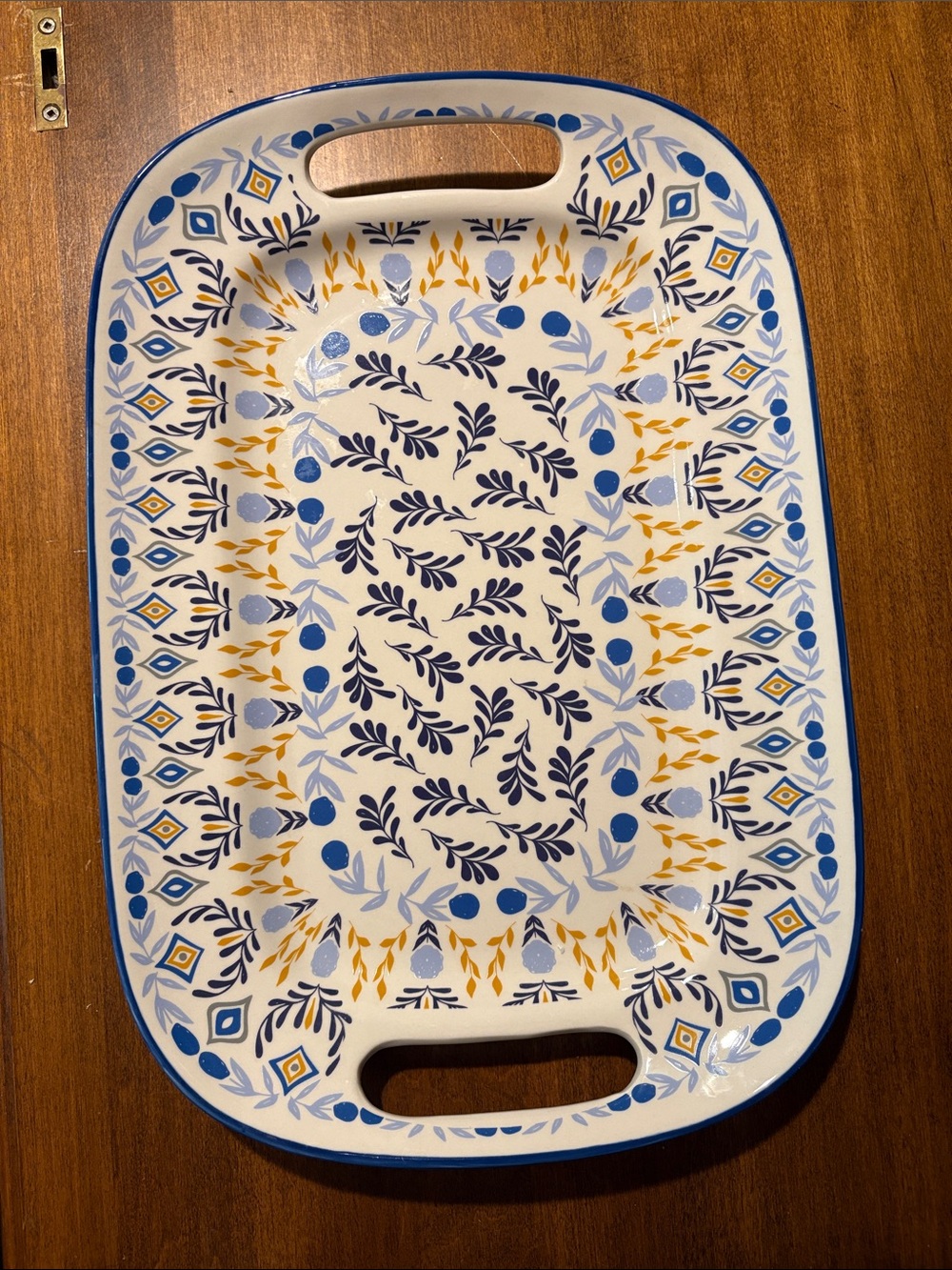 NIB Fitz and Floyd Madeline 15” Ceramic Platter